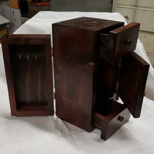 Wooden Jewerly Organizer Vintage~handmade